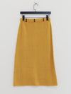 YANYAN KNITS Fall/Winter 2025 Collection: Goose Print T-shirt/Skirt Set (YYK-YYW25-1401-HUANG, Skirt)